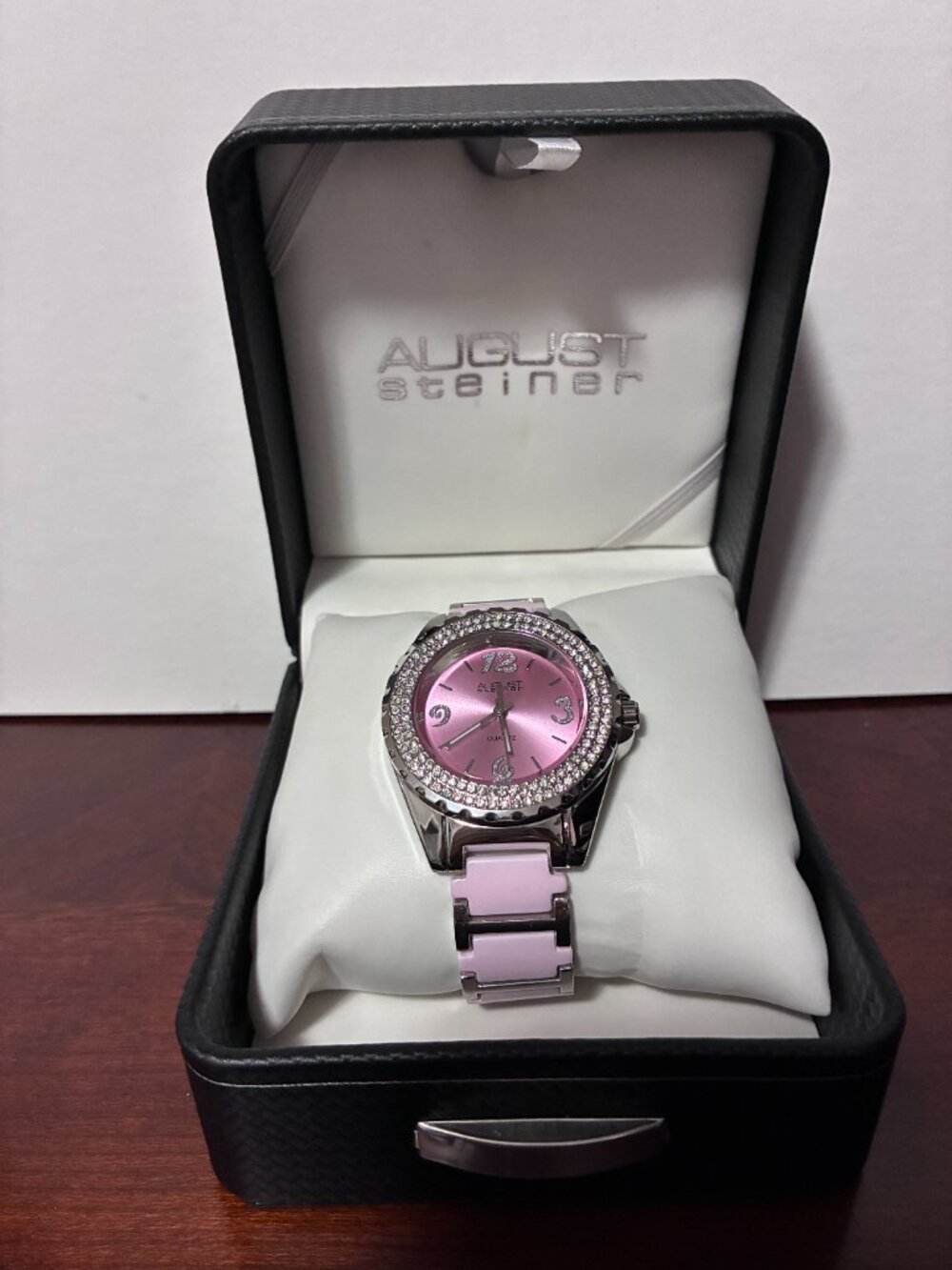 August Steiner Silver-tone Ladies Watch